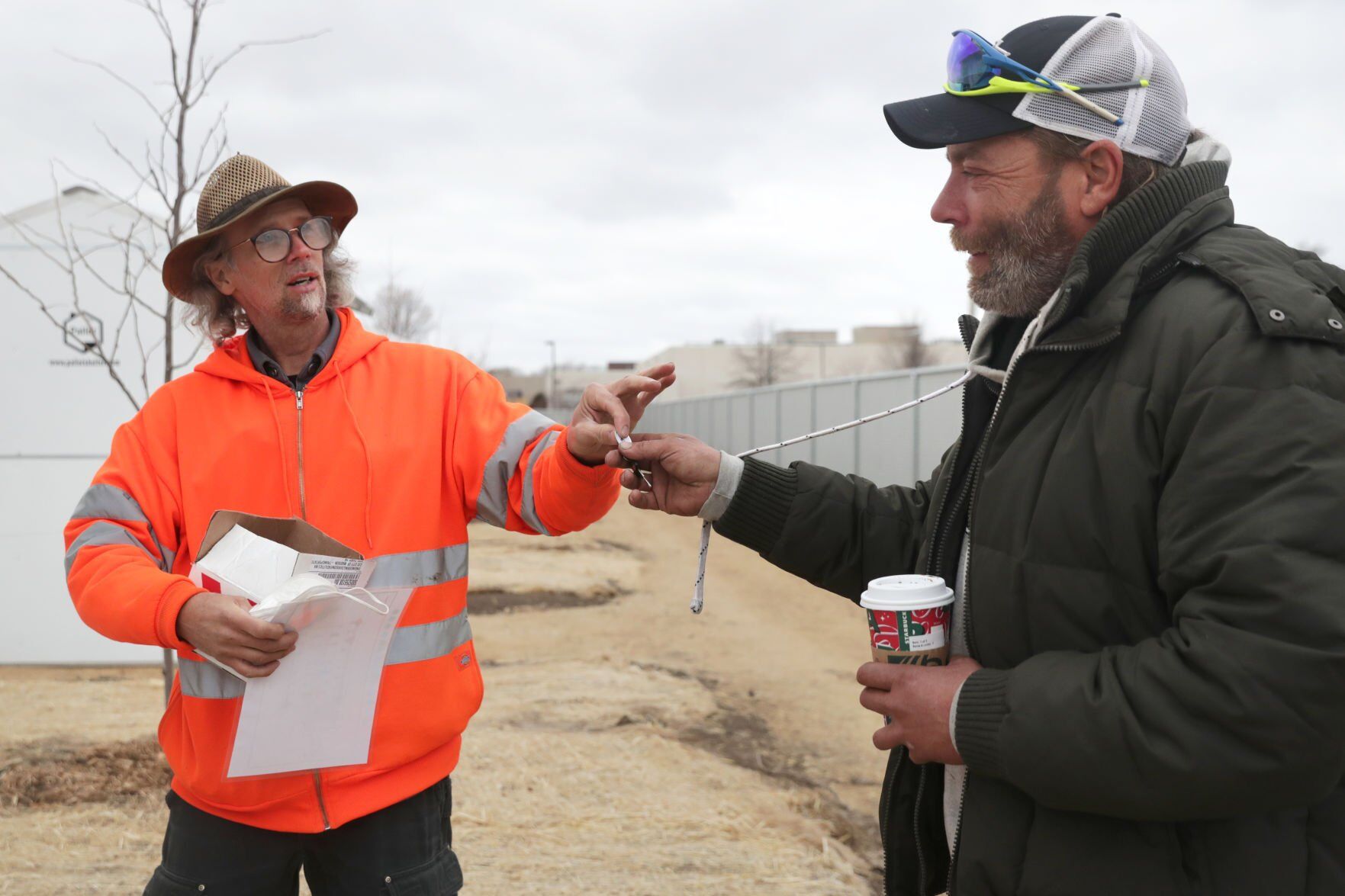 Homeless - handing keys